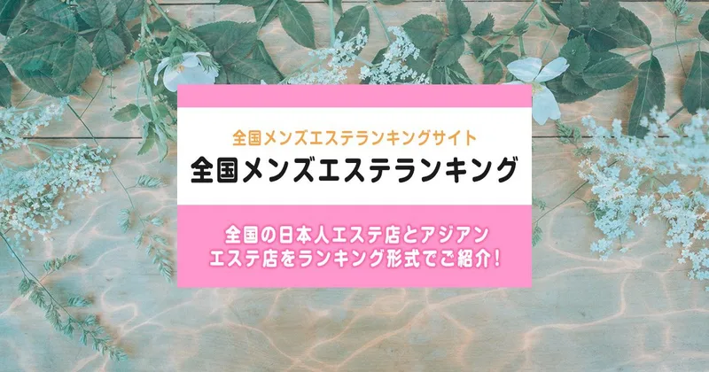 メンズエステランキングの媒体イメージ